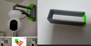 WiFi Camera Wall Mount (Tapo C210) - remix