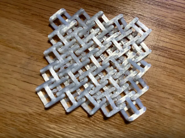 Make of Chainmail - 3D Printable Fabric by Sammy Bahbah | Download free ...