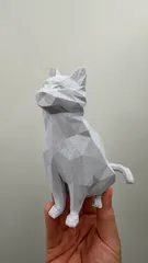 Low Poly Cat 2.0 (Decoration) (No Supports!)
