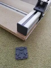 Cap for 4040 extruded aluminum profile