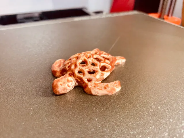 Voronoi style turtle - thick pattern by Far North 3D Printing Services ...