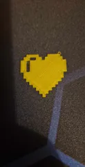 Earring Love pixel retro