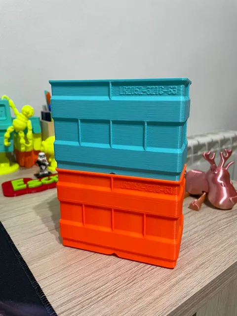 Make of Stackable Storage Boxes Optimized for 3D Print by Nescrich ...