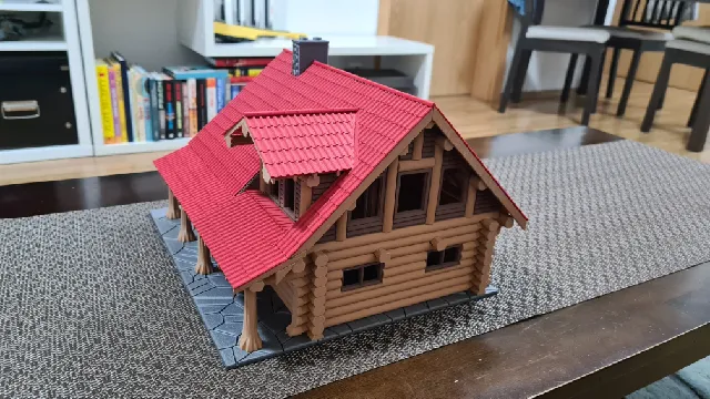 Make of Big Log House by Tomas Riffler | Download free STL model ...