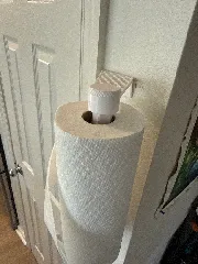 Hexagonal paper towel holder