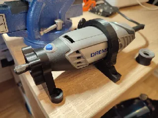 Dremel holder latched