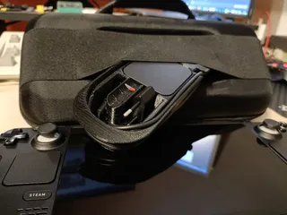 Steam Deck Carrying Case Insert With Stand (EU Plug + MicroSD)