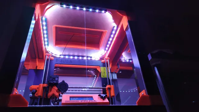 LED strip mounting for Lack enclosure / octoprint by Punkgeek ...