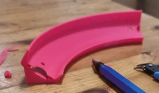 Hot Wheels 90 Degree Curve - With Legs