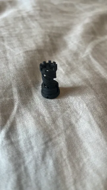 Make of Elegoo Resin printer testing STL, chess piece, rook by ...