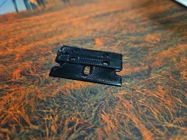 A sharper plastic razor blade! by Karagula | Download free STL model ...
