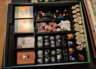 Ark Nova (+ Optional Marine Worlds Expansion) Organizer