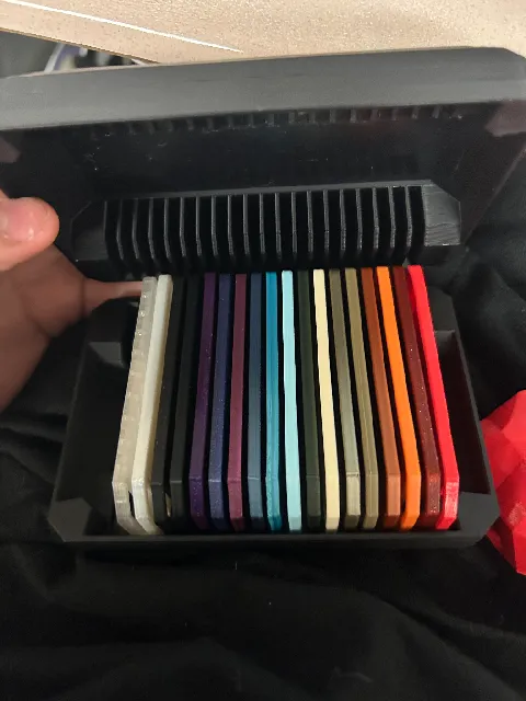 Make of Filament Sample Box | Infill / Color Swatch | Fully Printable ...
