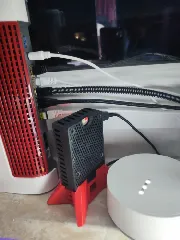 Parametric Raspberry Pi 4B Case (30mm fan) with vertical stand