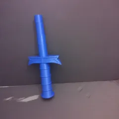 Collapsing Broadsword (Print in Place)
