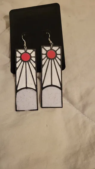 HOT Hot Topic Demon Slayer Tanjiro Earrings Demon Slayer