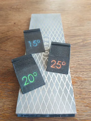 Knife Sharpening Angle Guides by William | Download free STL model
