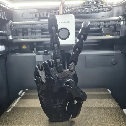 Poseable articulated hand model by Michael Wycoff | Download free STL ...