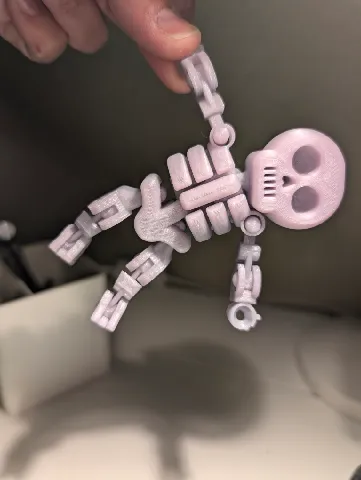 Articulated Skeleton Toy by t3dworld | Download free STL model ...