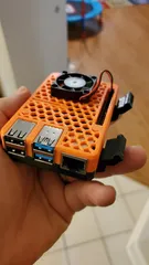 Prusa i3 MK3s Raspberry Pi4B case profile mount for octopi
