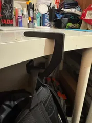StrongArm:   A Table & Desk holder (hook) for bags and purses and headphones