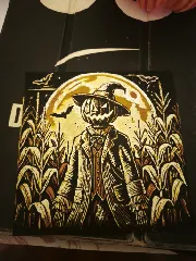 "Midnight Harvest" - Halloween Scarecrow 2 Hueforge