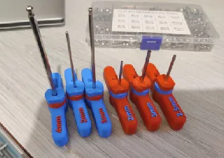 Allen key / hex wrench T-handles   sizes 1.5mm - 4mm