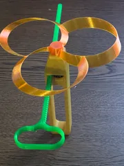 Strong Flying Propeller / Pull Copter (No Supports)