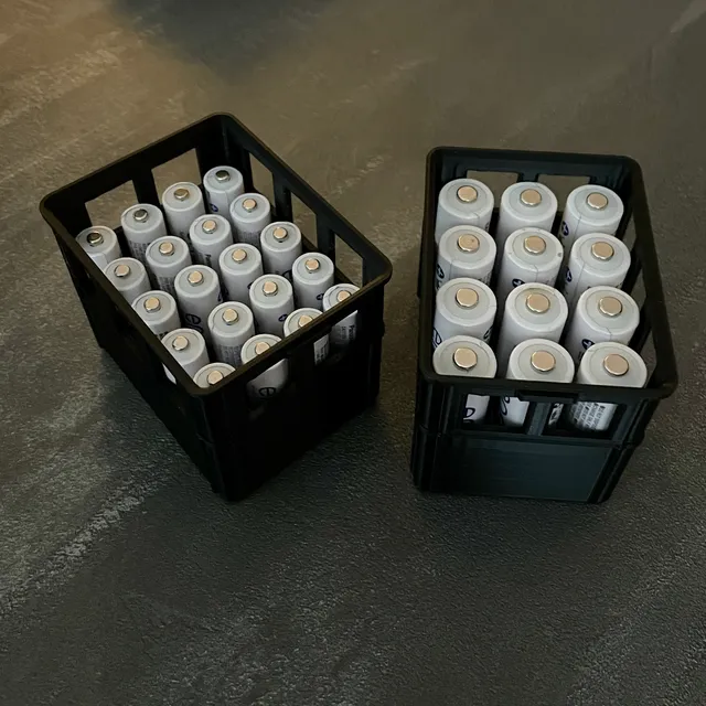 Make of Battery, order, stackable, Batteriekasten, battery box by ...