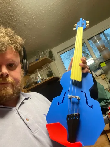 Modular Fiddle 4-String Violin V4 by OpenFabPDX | Download free STL ...