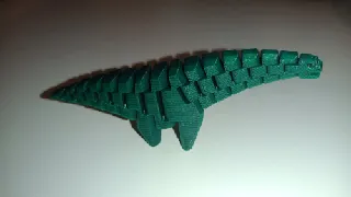 FlexiDinos Ginko the flexi Brachiosaurus print in place articulated dinosaur - Free version