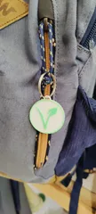 Vegan/Vegetarian logo Keychain