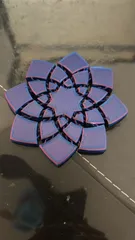 Articulated flower coaster