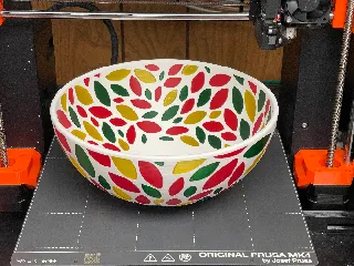 Multi-Color Fruit Bowl