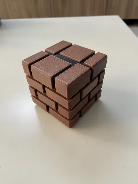 Make of Brick Block Box [SUPER MARIO] by Brochi | Download free STL ...