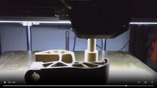 Desk clamp with hook | Topology optimized