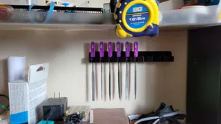 Fine files and RC tools holder