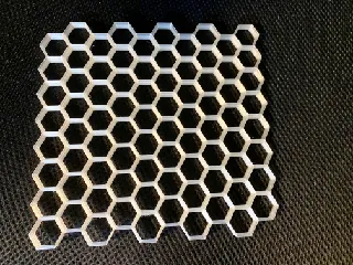 Honeycomb storage wall