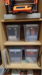 Silica gel spool container