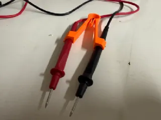 Multimeter probe tweezers