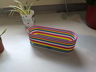 Modern Trio Planter, with Drainage Holes, Drip Tray