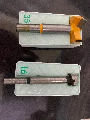 Gridfinity forstner drill bit holders