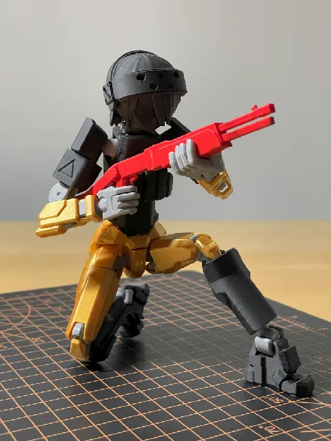 Make of Cyborg body conversion kit MK2 for Dummy 13 by engi_dog ...