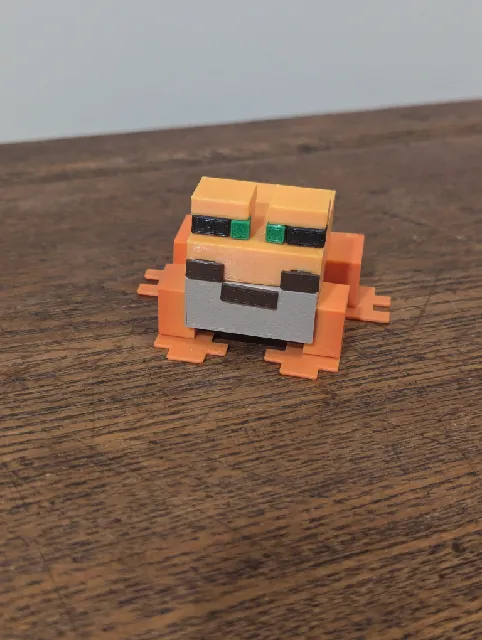 Make of Minecraft Frog by sliverbaer | Download free STL model ...