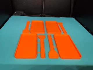 Epoxy Mixing Tray & Spatula | Snap-Off Design (6g)