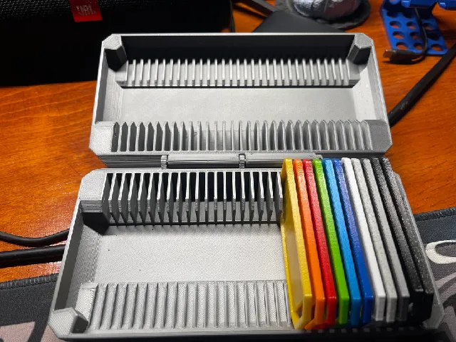 Make of Filament Sample Box | Infill / Color Swatch | Fully Printable ...