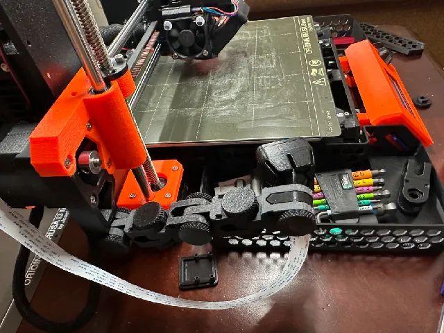 Make of Articulating Raspberry Pi Camera Mount for Prusa MK3 and MK2 by ...