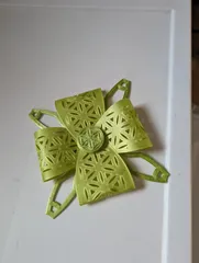Holiday Gift Bow/Ornament- Easy to Print and Fold Bow