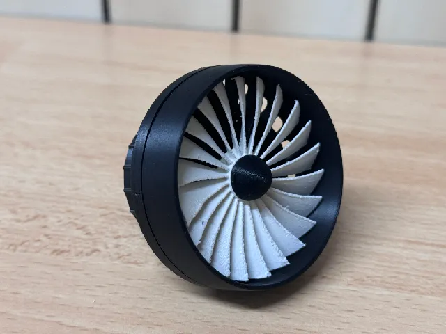 Make of Turbofan aroma diffuser - Car vent mini Jet engine by PcManny ...
