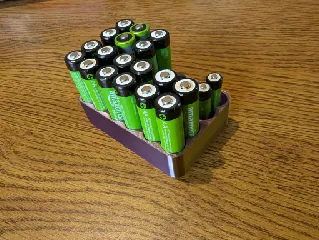 AA & AAA Battery Holder - Hybrid